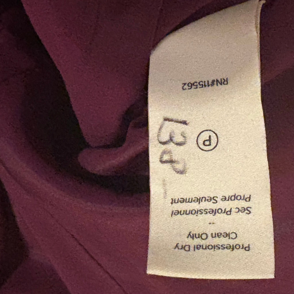 Cinq à Sept Micah Asymmetrical Purple Cold Shoulder Dress Size 2 - Picture 12 of 15
